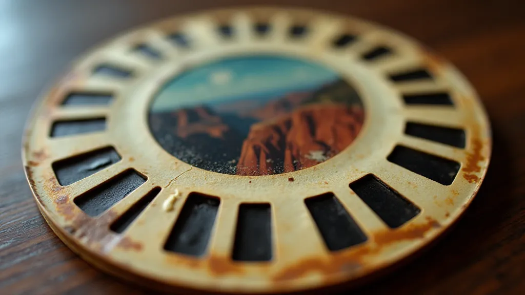 Vintage View-Master reel showing the Grand Canyon.