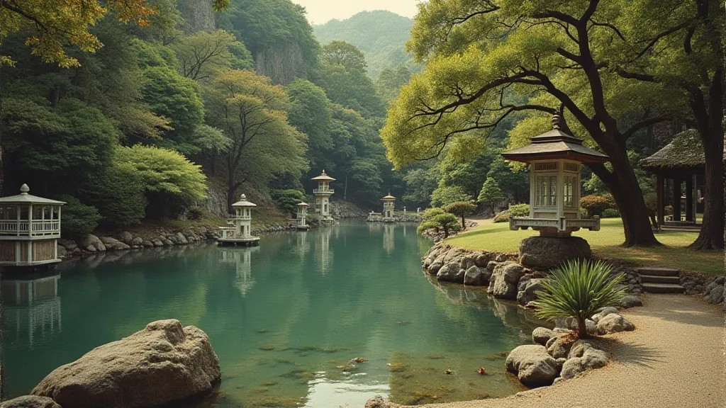 Vintage View-Master reel of a Japanese garden
