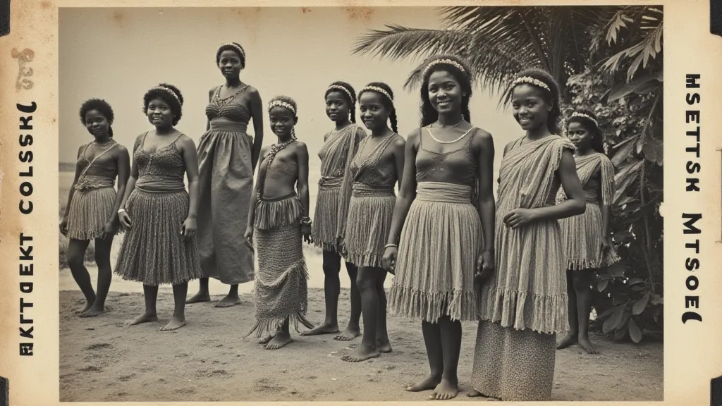 Vintage Polynesian View-Master reel label