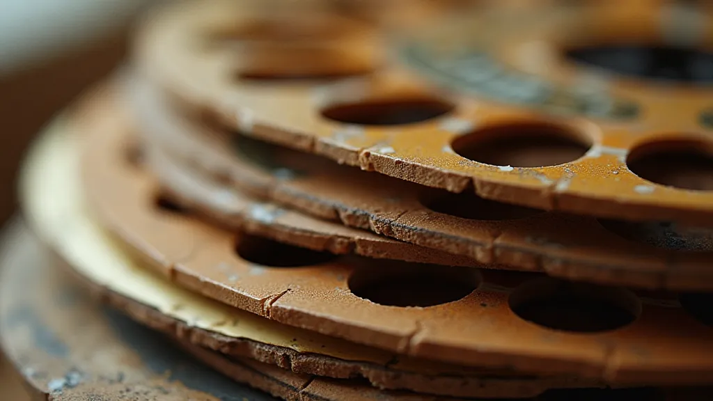 Cross-section of a View-Master reel layers