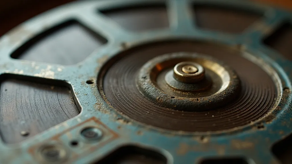 Close-up of a View-Master audio disc