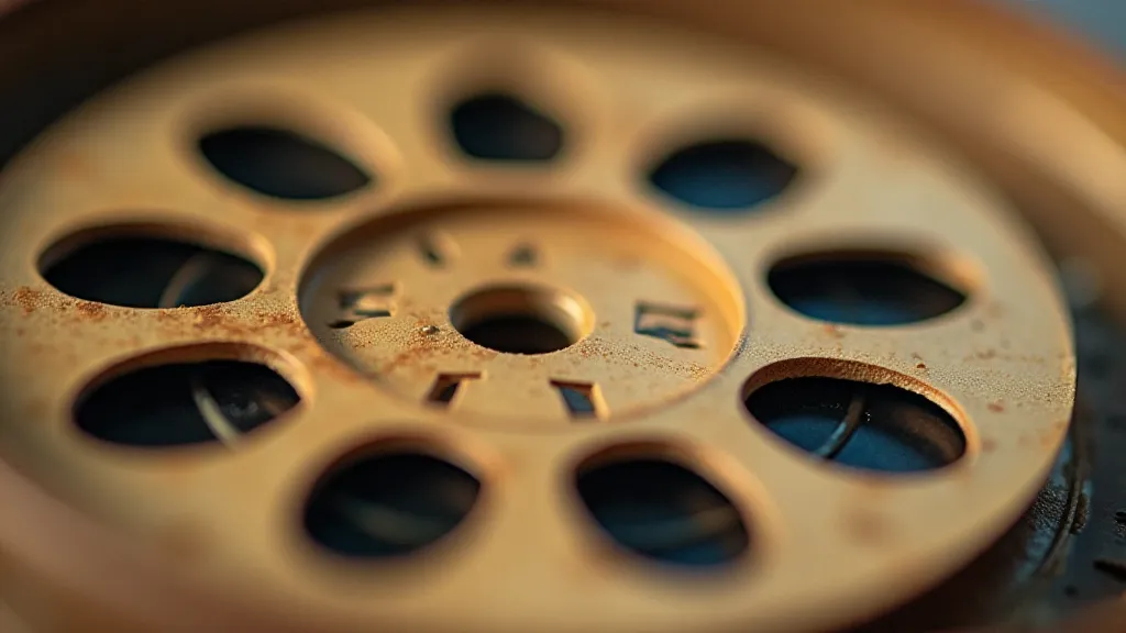Vintage View-Master Reel Close-up