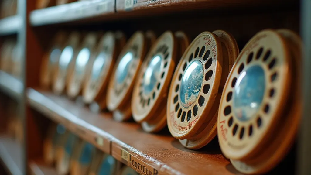 Vintage View-Master Reels Displayed