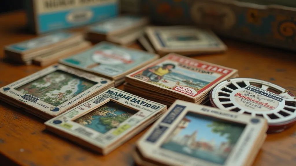 Collection of vintage View-Master reels