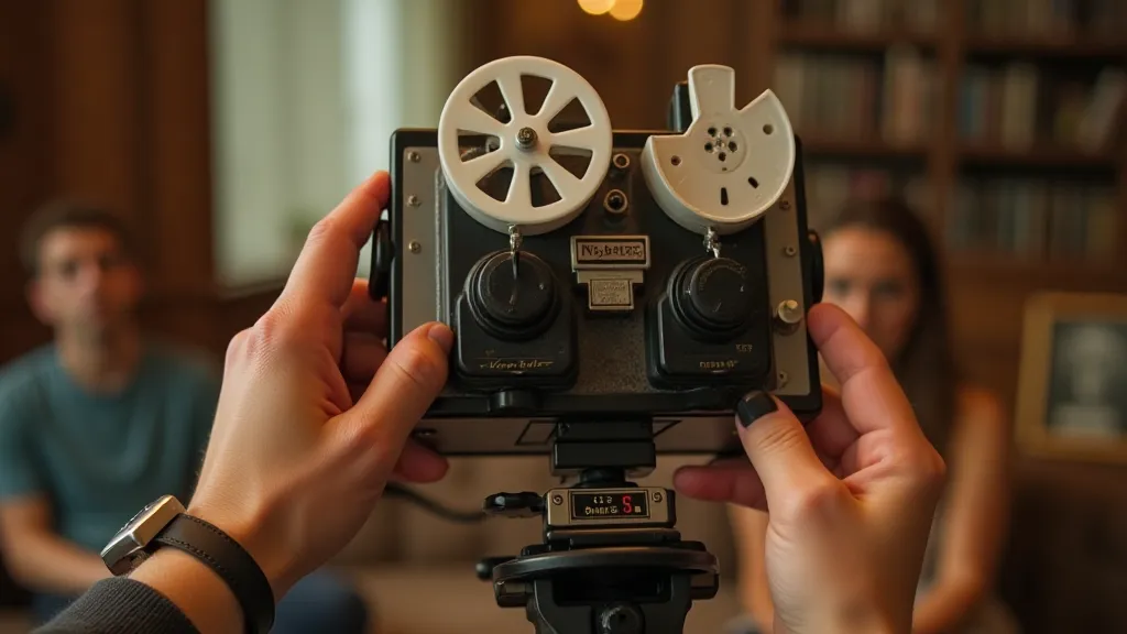 Hands holding a View-Master viewer